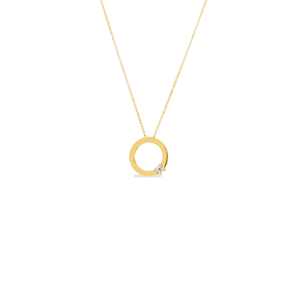Roberto coin circle of life diamond necklace sales